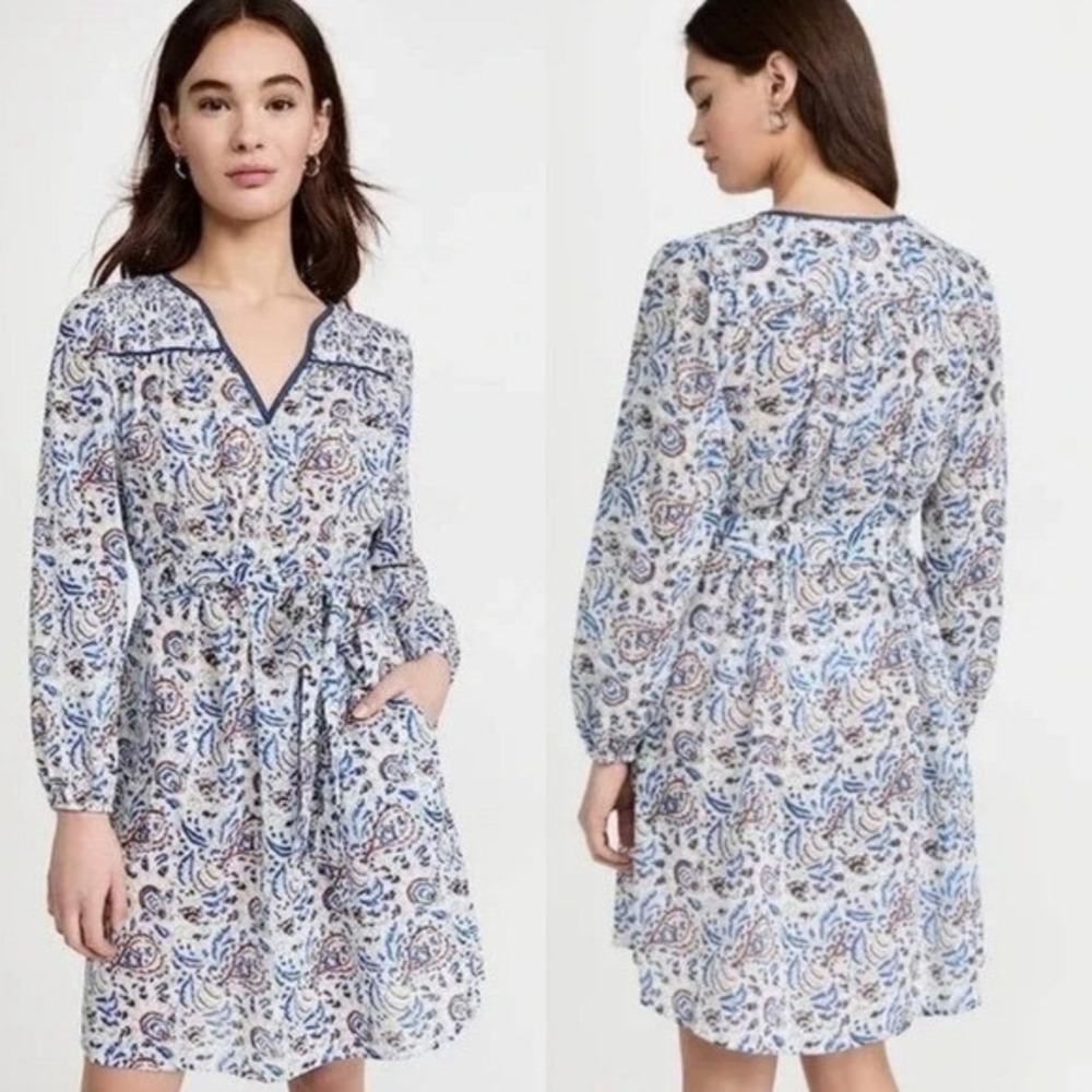 Xirena Nyssa Modiac Print Dress cotton mini size small